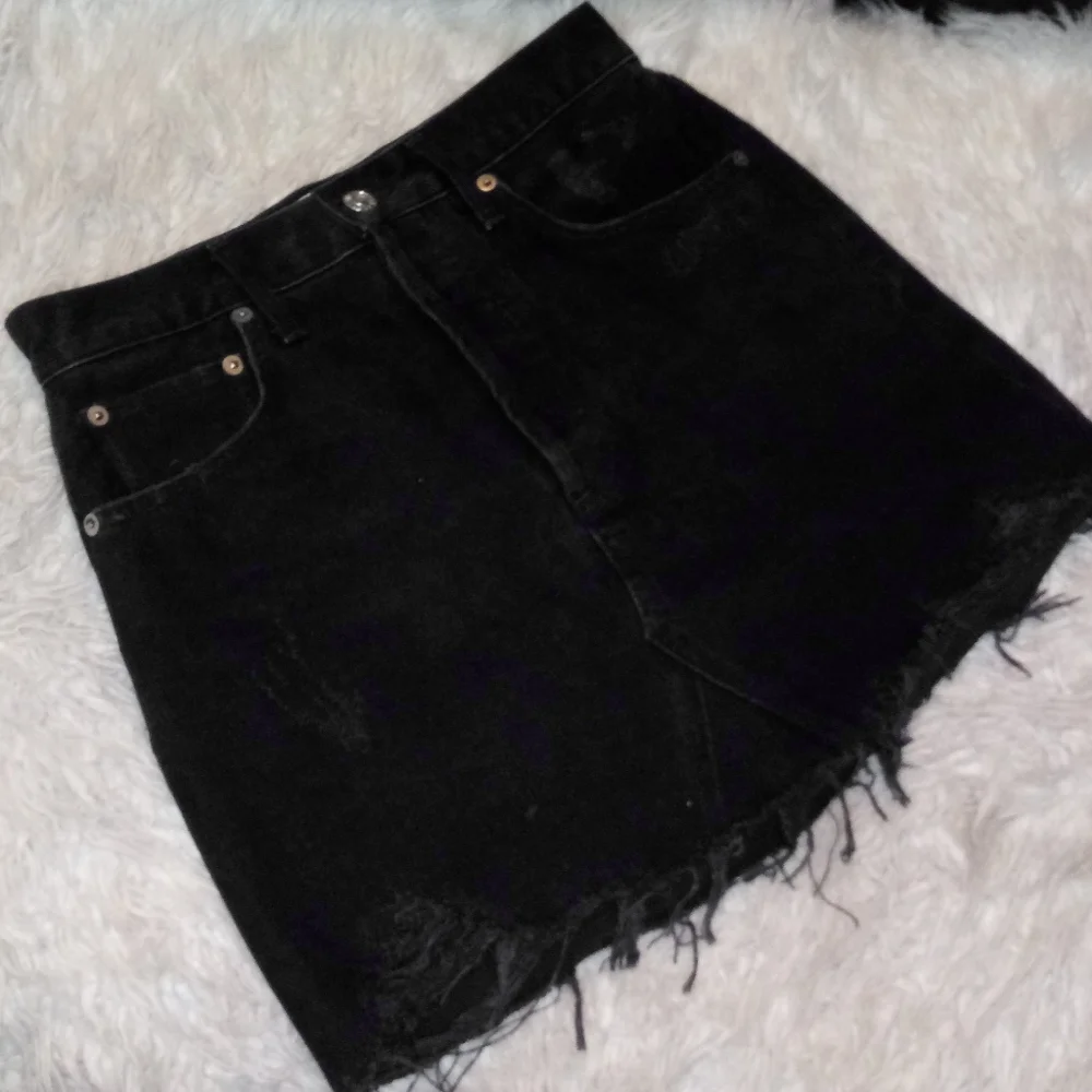 Agolde Quinn High Rise Denim Skirt Size 26